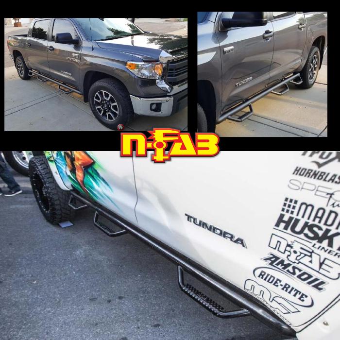 (6-STEP) BED ACCESS NERF-STEP 2007-2017 TOYOTA TUNDRA CREW MAX 