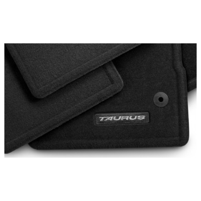 Floor Mats - Carpeted, 4-Piece, Charcoal Black Front and Rear 2017-2018 Ford Taurus DG1Z-5413300-AA