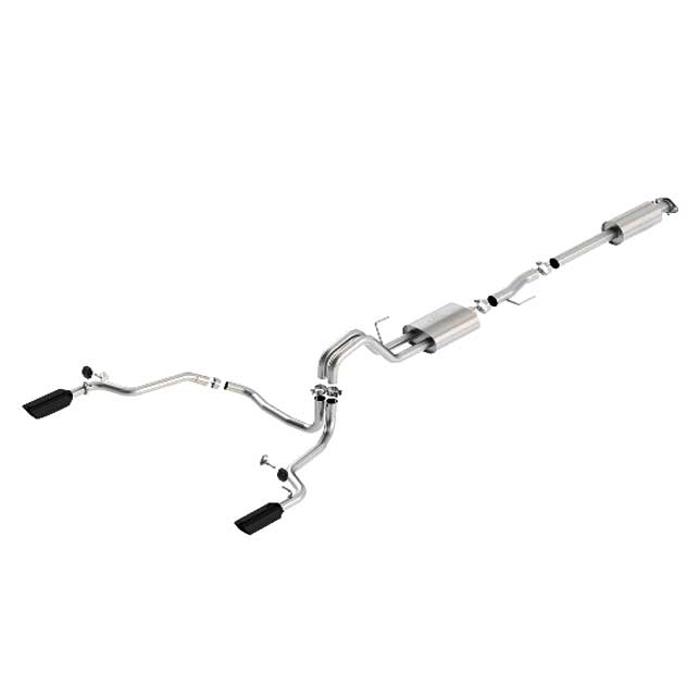 Tour Cat Back Exhaust System Black 2015 - 2018	Ford	F-150 M-5200-F1527DSB