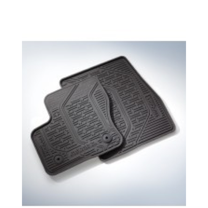 Connect Floor Mats - All-Weather Thermoplastic Rubber, Black, 4 Piece 2014-2018 Ford Transit DT1Z-17