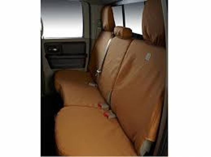 Seat Covers by Covercraft - Rear Super Cab, 60/40 without Armrest, Carhartt Brown
