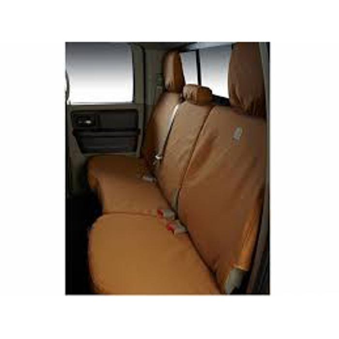 Seat Covers by Covercraft - Rear Crew Cab, 60/40 without Armrest, Carhartt Brown