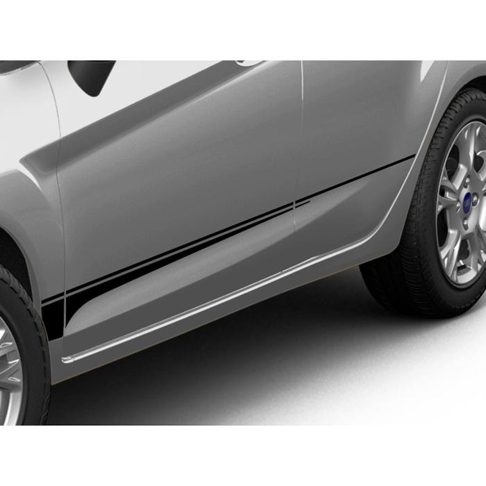 Graphics Kit - Lower Blad Side Stripe, Matte Black 2014 - 2018	Ford	Fiesta VGA6Z-6320000-A