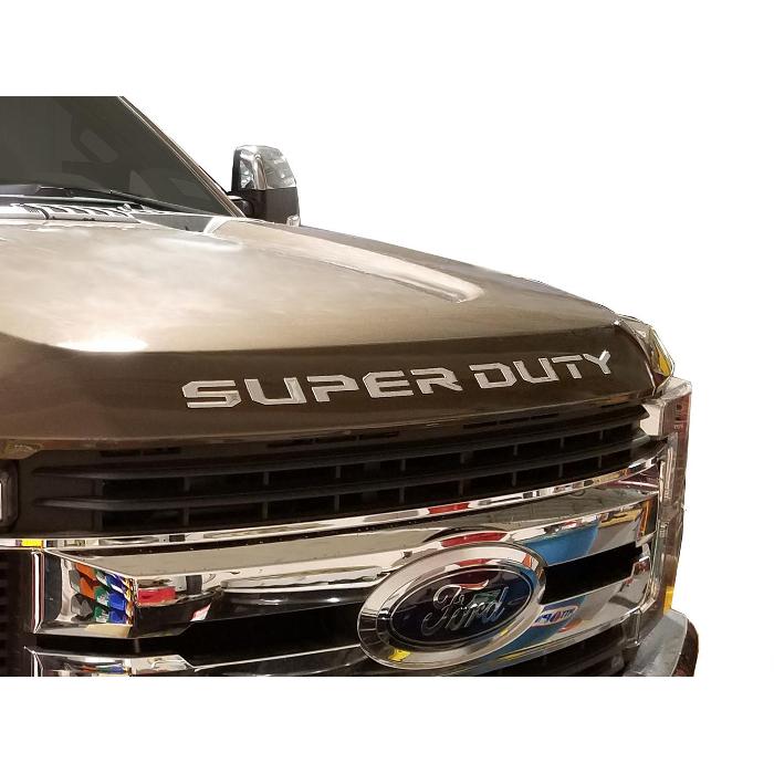 Hood Badge - SuperDuty Lettering, Chrome F-Series VHC3Z-16606-A