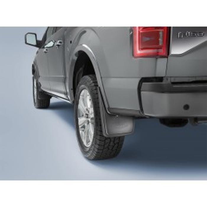 Molded, Rear Pair, Carbon Black, Without Wheel Lip Molding 2015 - 2018	Ford	F-150 FL3Z-16A550-DA