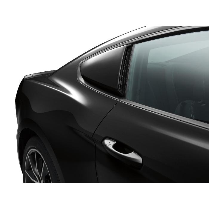 Scoops - Quarter Window, Absolute Black 2015 - 2018	Ford	Mustang VHR3Z-63280B10-AF