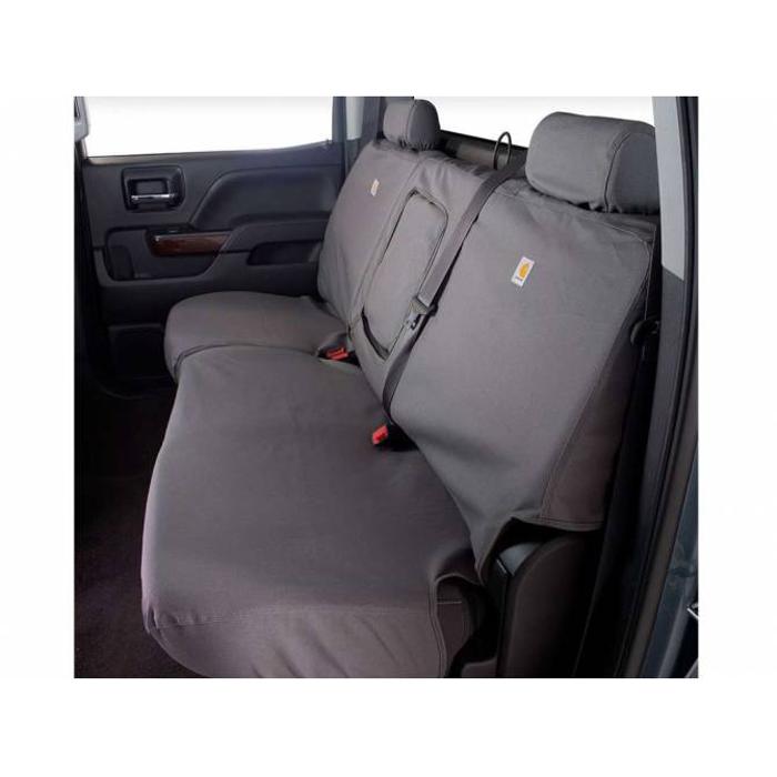 Seat Savers by Covercraft-Rear 60/40, Crew Cab, With Armrest, Carhartt Gravel 2015 - 2018	Ford	F-150
