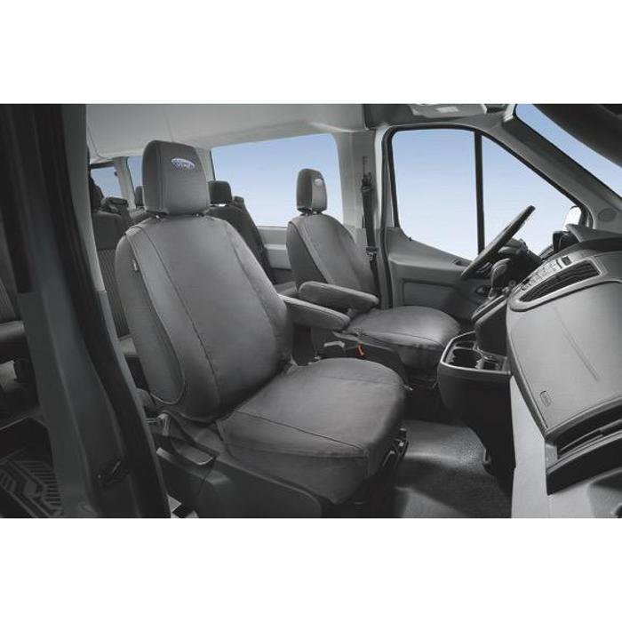 Seat Covers by Covercraft - Front Captains, Charcoal 2013 - 2018	Ford	Transit VFK4Z-16600D20-AA