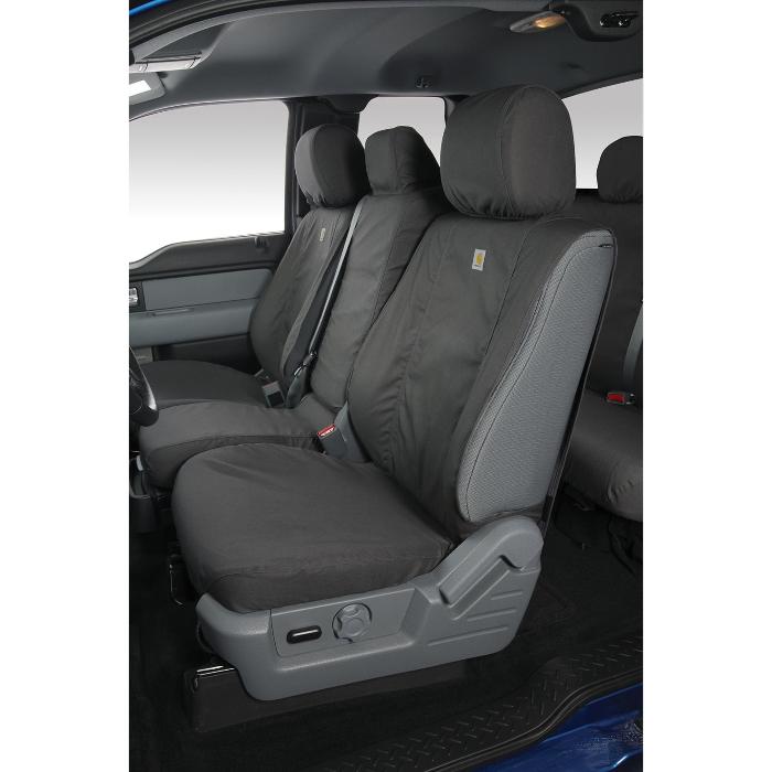 Seat Covers by Covercraft - Front Row, 40/20/40, Carhartt Gravel F-Series VHC3Z-25600D20-D