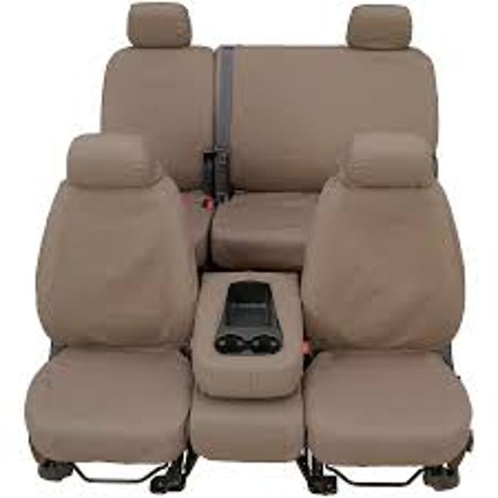 Seat Covers by Covercraft - Rear 60/40, Crew Cab, Without Armrest, Taupe