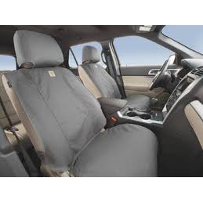Seat Savers by Covercraft - Rear, 60/40 with Armrest, Carhartt Gravel 2016 - 2018	Ford	Explorer 