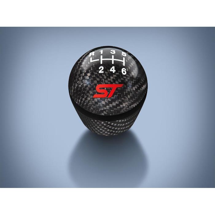 Shift Knob - Carbon Fiber, Black, For 6 Speed 2014 - 2018	Ford	Fiesta FM5Z-7213-C