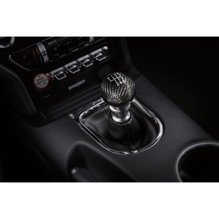 Shift Knob - Carbon Fiber, Black, For 6 Speed 2015 - 2018	Ford	Mustang FR3Z-7213-D