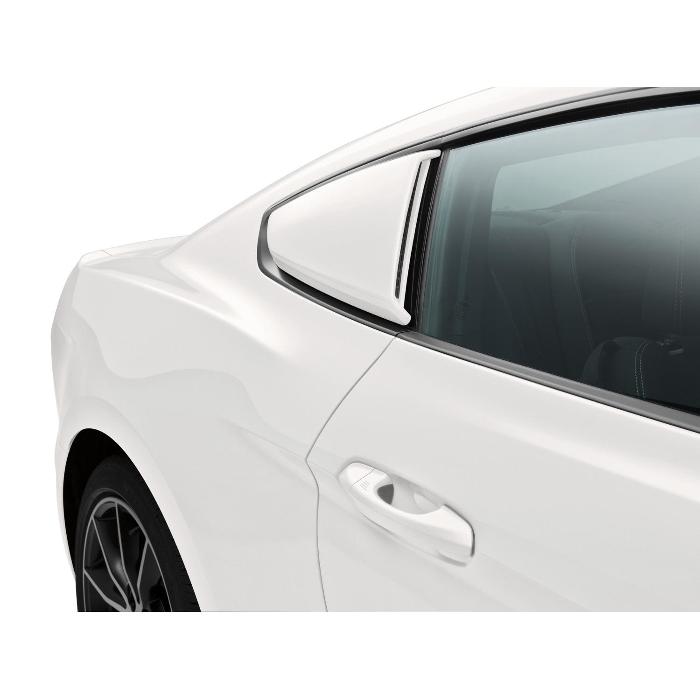 Scoops - Quarter Window, White Platinum 2015 - 2018	Ford	Mustang VHR3Z-63280B10-AK