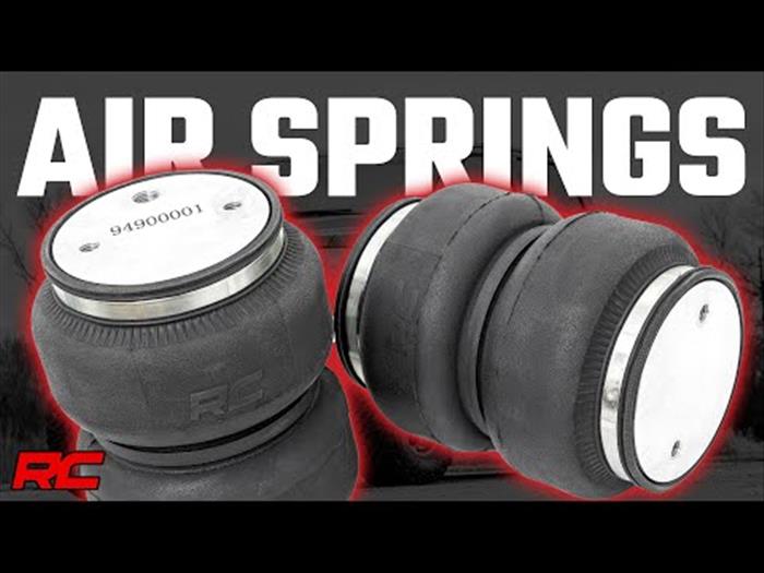 Air Spring Kit 3-6 Inch Lifts Ford Super Duty 4WD (17-22) Rough Country