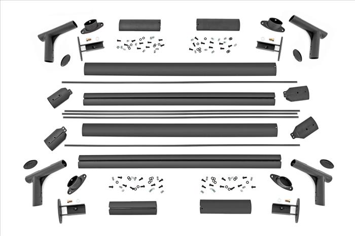 Bed Rack Half Rack Aluminum Chevy Silverado 1500 2WD/4WD (2019-2026) Rough Country