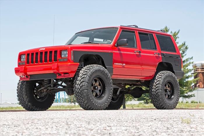 Fender & Quarter Panel Armor Front Combo Jeep Cherokee XJ (84-96) Rough Country