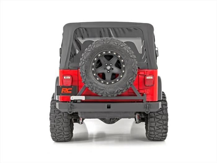 Jeep Classic Full Width Rear Bumper w/Tire Carrier 87-06 Wrangler YJ/TJ Rough Country