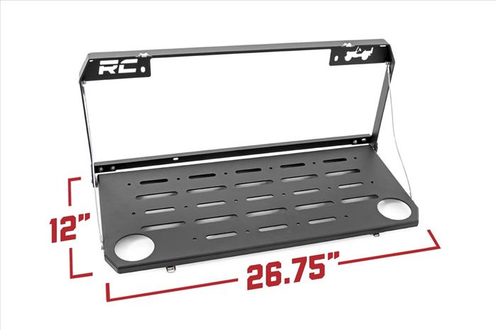 Jeep Folding Tailgate Table 18-20 Wrangler JL / JLU Rough Country