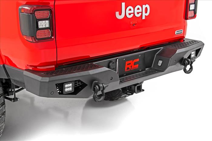 Jeep Heavy-Duty Rear LED Bumper For 2020 Gladiator Rough Country