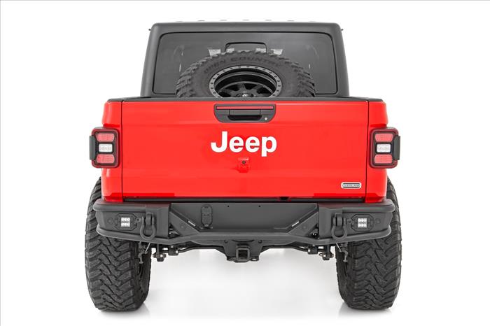Rear Bumper Tubular 20-22 Jeep Gladiator JT 4WD Rough Country
