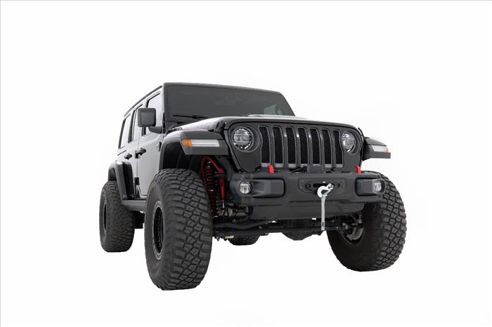 Winch Mounting Plate Modular Steel OE Bumper Jeep Gladiator JT/Wrangler JL (18-26) Rough Country