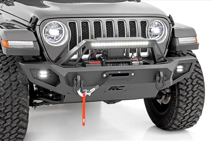 Front Winch Bumper 9500S Jeep Gladiator JT/Wrangler JK & JL/Wrangler Unlimited 4WD Rough Country