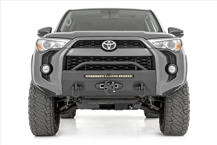 Front Bumper Hybrid 20 Inch Black LED Amber Toyota 4Runner 2WD/4WD (14-24) Rough Country