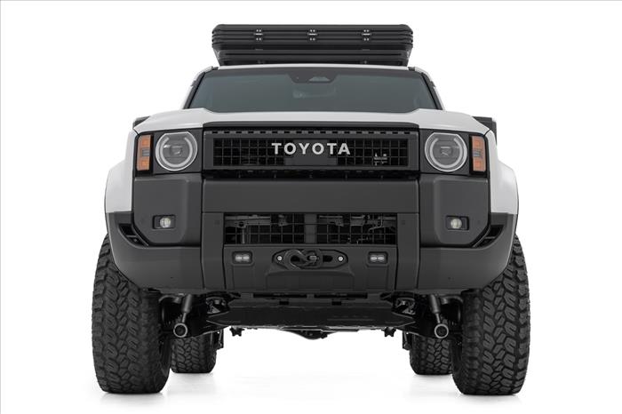 Hidden Winch Mount White SAE PRO9500S Toyota Land Cruiser 4WD (24-26) Rough Country