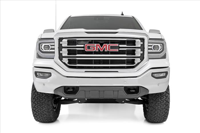 7 Inch Stamped Steel LCA Lift Kit Forged UCA Bracket Vertex Silverado/Sierra 1500 (16-18) Rough Country