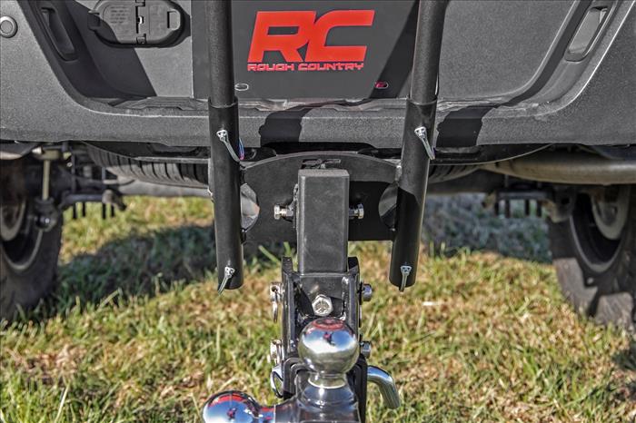 Flag Pole Holder Dual 2 Inch Hitch w/ Flag Poles Rough Country