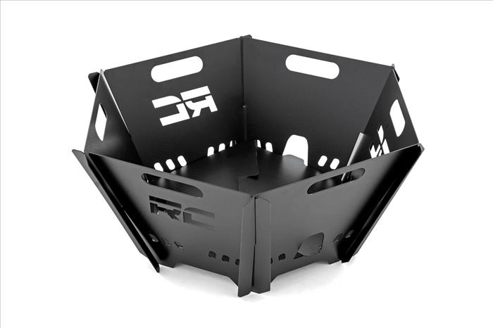 Overland Collapsible Fire Pit w/Carry Bag Rough Country