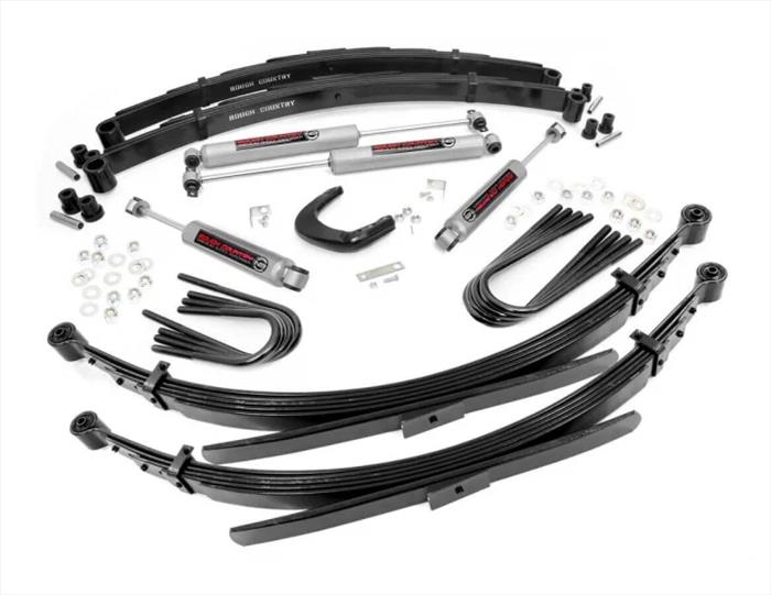 6 Inch Suspension Lift System 52 Inch Rear Springs 73-76 C10/K10 73-76 K5 Blazer Rough Country
