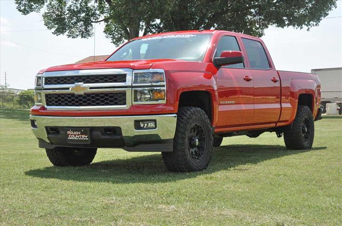 2.5 Inch Lift Kit Alu/Cast Steel N3 Strut Silverado/Sierra 1500 (07-18) Rough Country