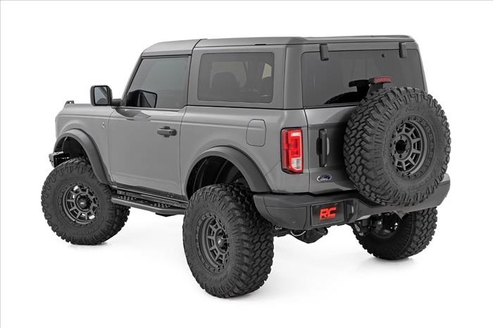 OV2 Running Boards Side Step Bars 2-Door Ford Bronco (2 Door) (21-25) Rough Country