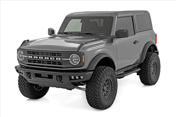 OV2 Running Boards Side Step Bars 2-Door Ford Bronco (2 Door) (21-25) Rough Country