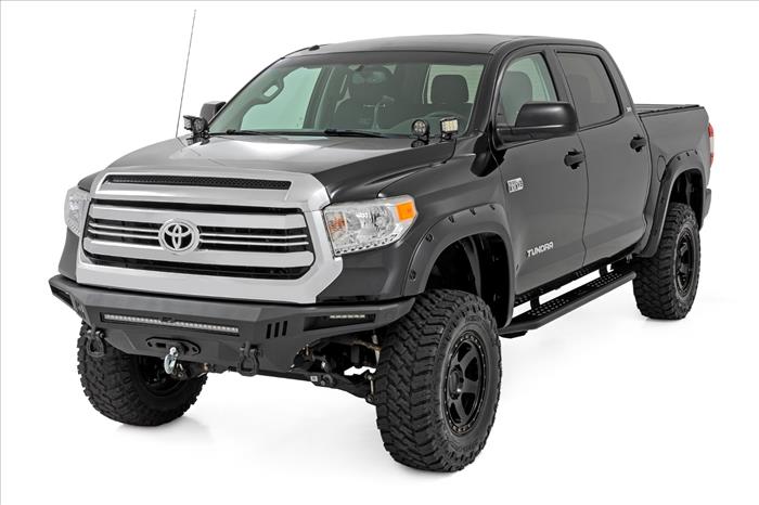 OV2 Running Boards Side Step Bars Crew Cab Toyota Tundra 2WD/4WD (07-21) Rough Country