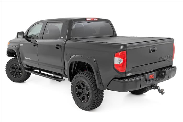 OV2 Running Boards Side Step Bars Crew Cab Toyota Tundra 2WD/4WD (07-21) Rough Country