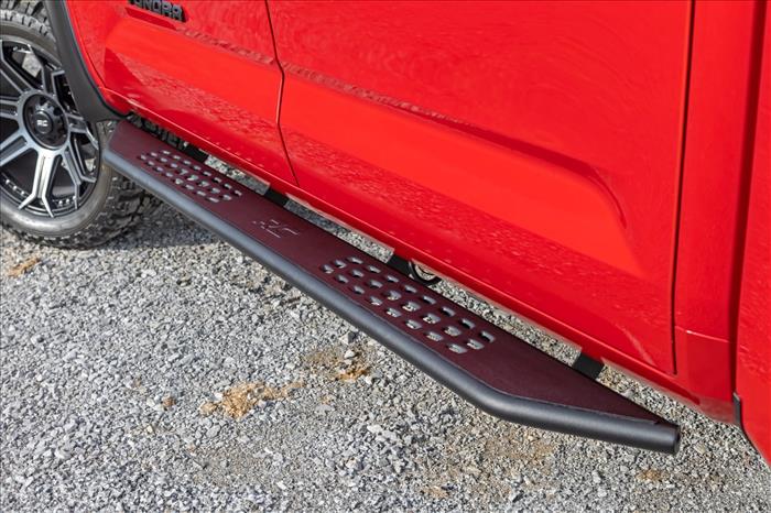 OV2 Running Boards Side Step Bars Crew Cab Toyota Tundra 2WD/4WD (22-26) Rough Country