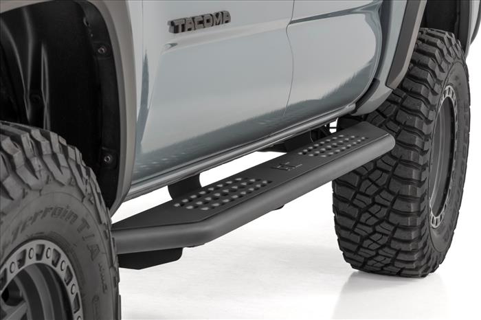 OV2 Running Boards Side Step Bars Crew Cab Toyota Tacoma 2WD/4WD (16-23) Rough Country