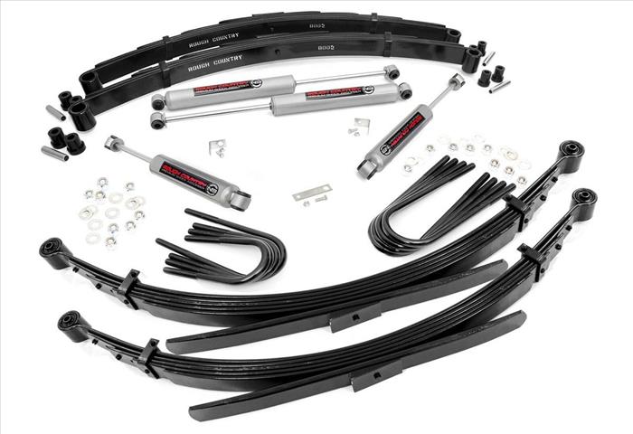 2 Inch Suspension Lift System 52 Inch Rear Springs 73-76 C20/K20/C25/K25 Rough Country