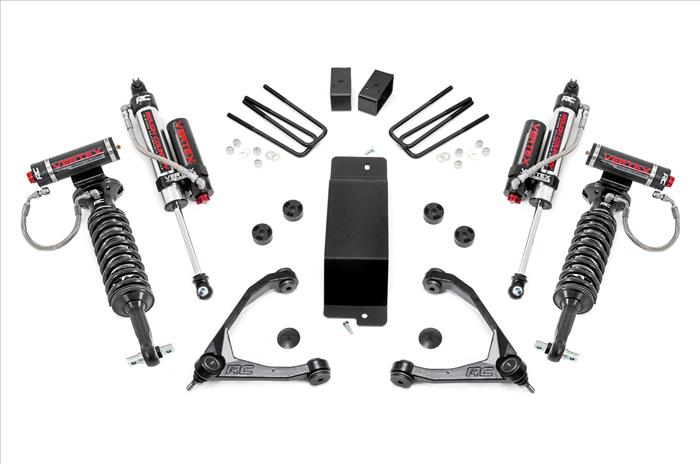 3.5 Inch GM Suspension Lift Kit w/Upper Control Arms Vertex (07-16 1500 PU 4WD) Rough Country