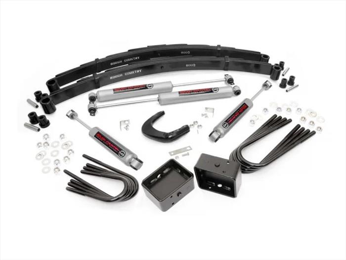 4 Inch Suspension Lift System 52 Inch Rear Springs 73-76 C20/K20/C25/K25 Rough Country