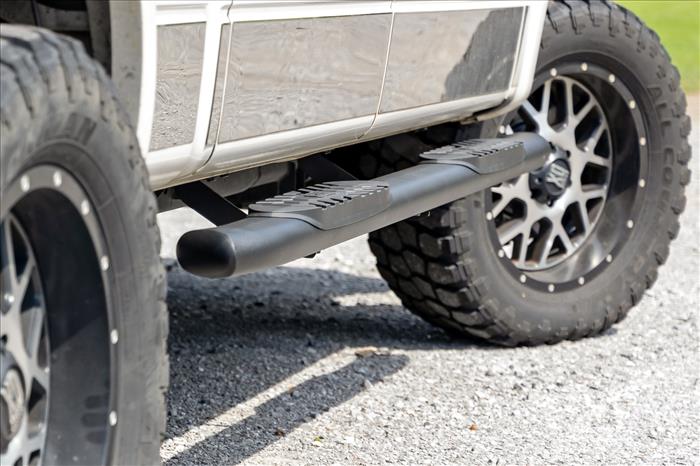 Oval Nerf Step Crew Cab Black Ford F-150 2WD/4WD (2009-2014) Rough Country