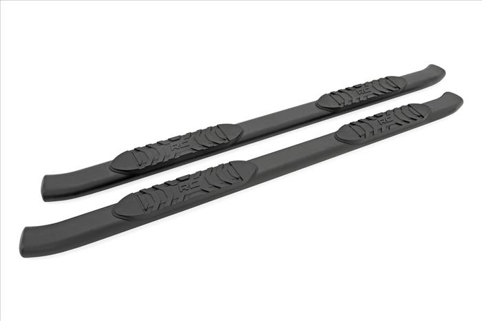 Oval Nerf Step Double Cab Black Toyota Tacoma 2WD/4WD (2024-2026) Rough Country