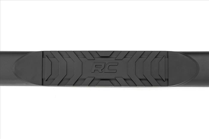 Oval Nerf Step Double Cab Black Toyota Tacoma 2WD/4WD (2024-2026) Rough Country