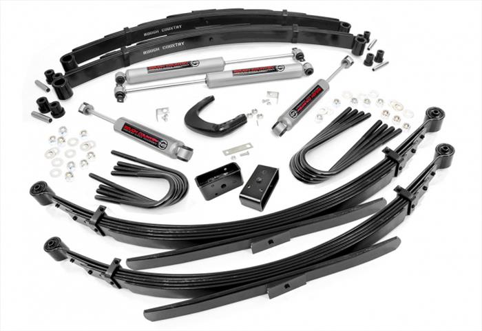 6 Inch Suspension Lift System 56 Inch Rear Springs 77-91 C20/K20 Suburban Rough Country