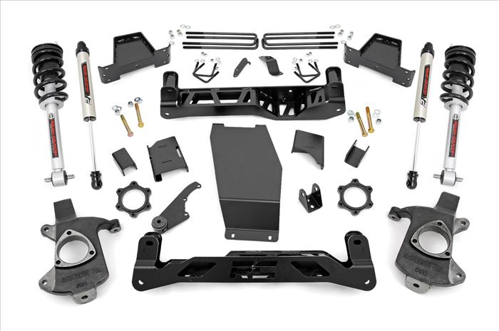 6.0 Inch GM Suspension Lift Kit w/ N3 Sruts and V2 Monotube 14-18 1500 PU 4WD Cast Steel Rough Country