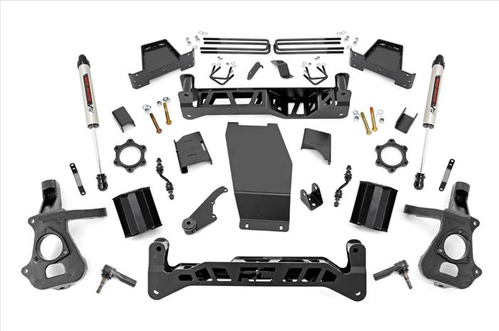 7 Inch Suspension Lift Kit w/V2 Shocks 14-18 Silverado/Sierra 1500 4WD Cast Steel Rough Country