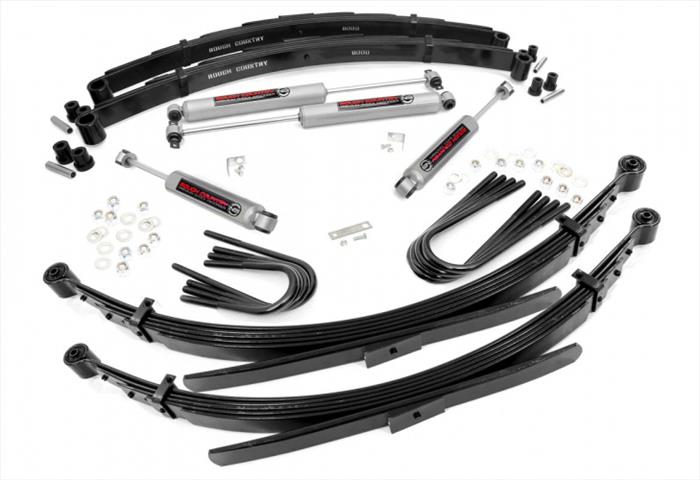 2 Inch Suspension Lift System 52 Inch Rear Springs 77-87 C20/K20/C25/K25 Rough Country